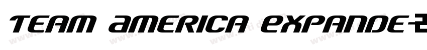 Team America Expande字体转换